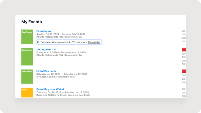 attendee dashboard